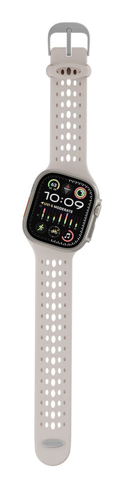 Decoded Silicone Ares O Strap For Apple Watch 44/46/49mm Clay
