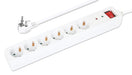 EAN 0766623168311 - Manhattan 168311 base múltiple 2 m 6 salidas AC Interior Blanco imagen 6