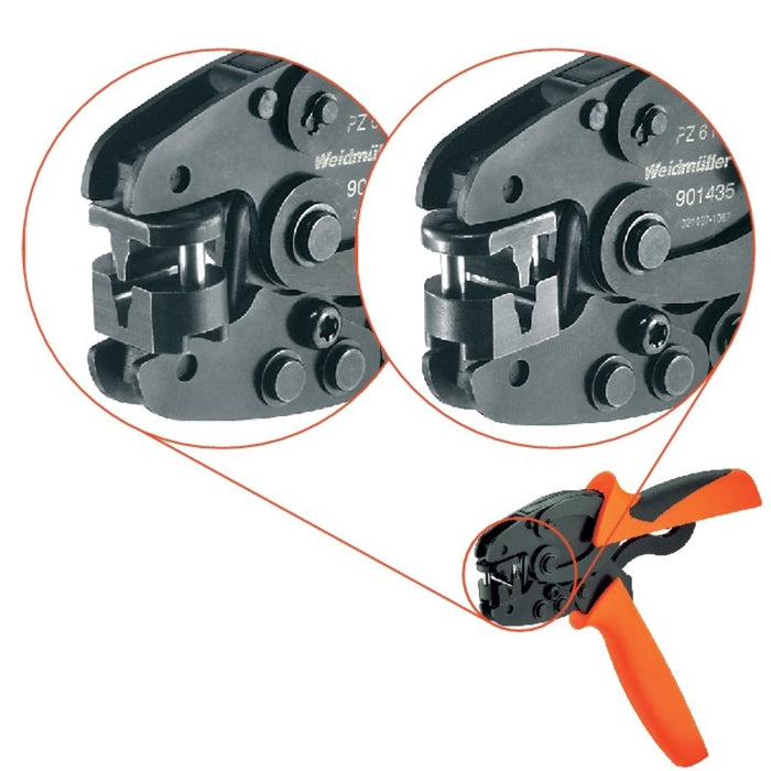 Weidmüller Pz 6 Roto 9014350000 Alicate De Crimpado Punteras De Cable