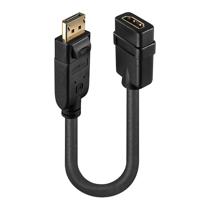 EAN 4002888410052 - Lindy 41005 adaptador de cable de vídeo 0,15 m DisplayPort HDMI Negro imagen 3