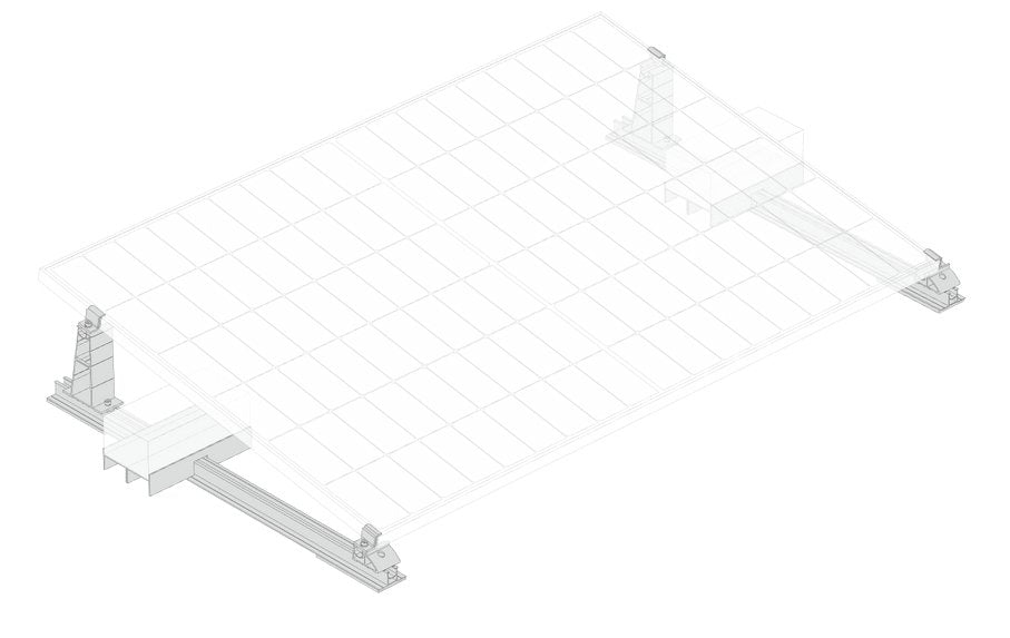 Ecoflow Bracket - Flat Roof