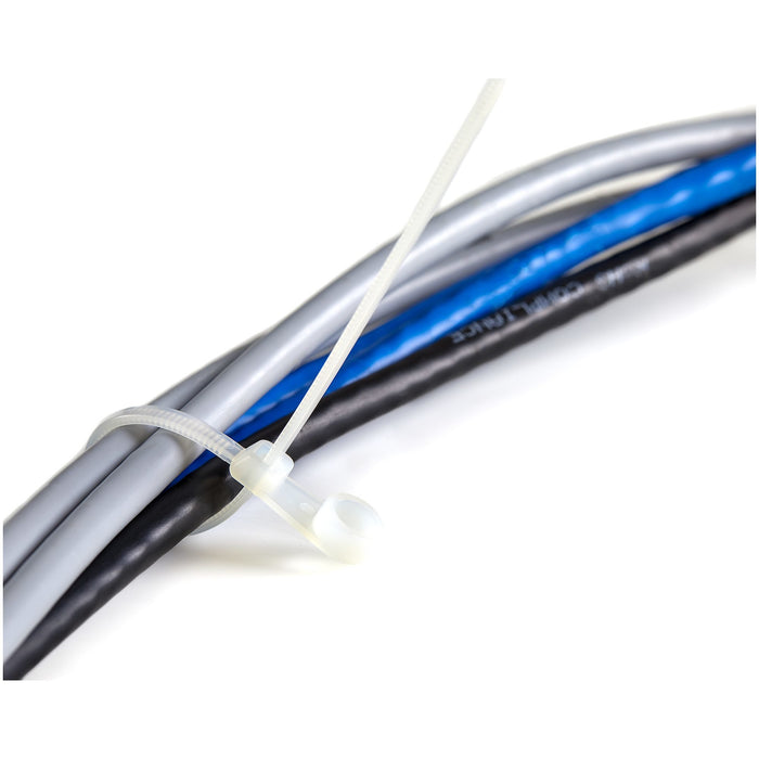 EAN 0065030890557 - StarTech.com CBMZTS10N8 presilla Brida reutilizable Blanco 100 pieza(s) imagen 3