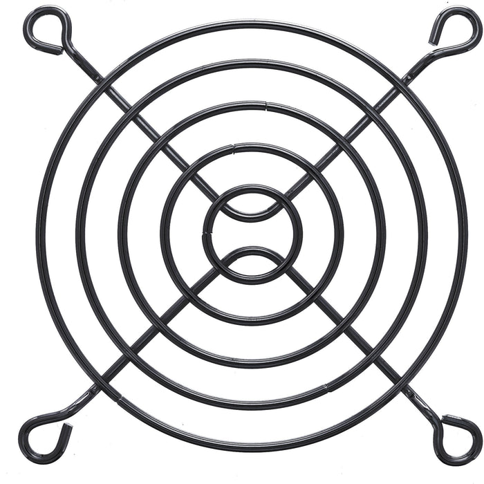 Proteccion Ventilador Inline Fan Grill Metal 80x80mm Negro