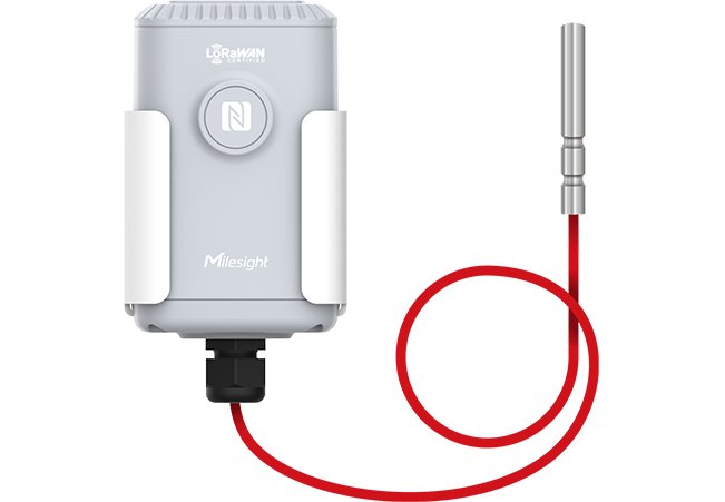 Milesight Iot Indumrial Temperature Sensor, Em500-Pt100-868m-T500 Lorawan / Temp. -50c   500c / Ip67