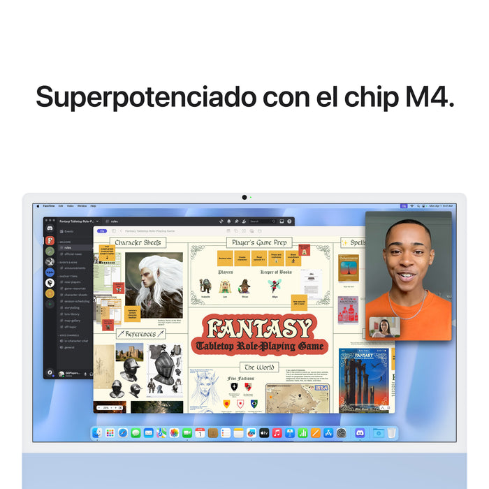 EAN 0195949597459 - Apple iMac Apple M M4 59,7 cm (23.5") 4480 x 2520 Pixeles PC todo en uno 16 GB 256 GB SSD macOS Sequoia W imagen 6