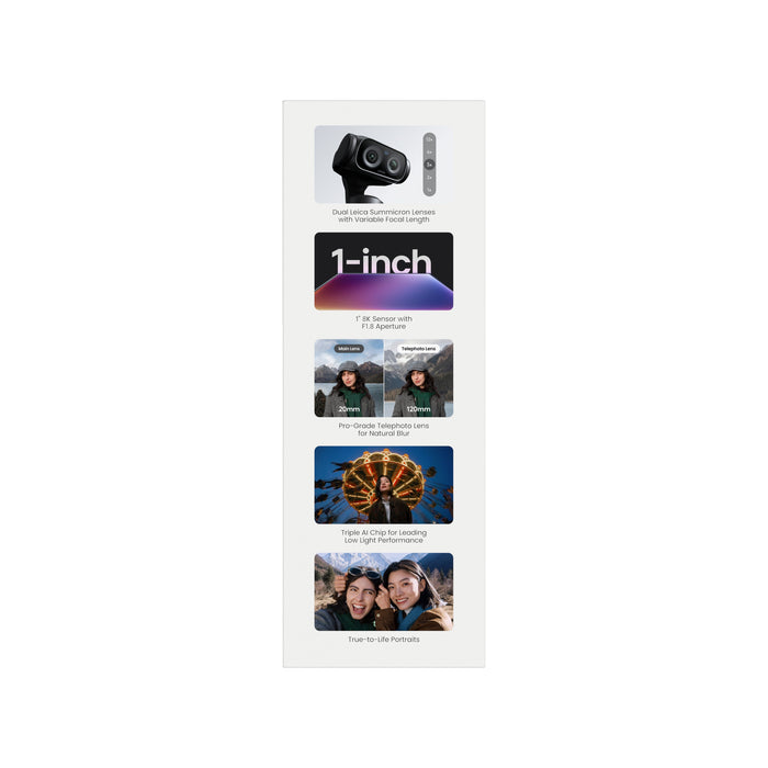 EAN 6942590201778 - Insta360 Luna Ultra cámara para deporte de acción 200 MP 8K Ultra HD CMOS 25,4 / 1 mm (1 / 1") Wifi 233 g imagen 28