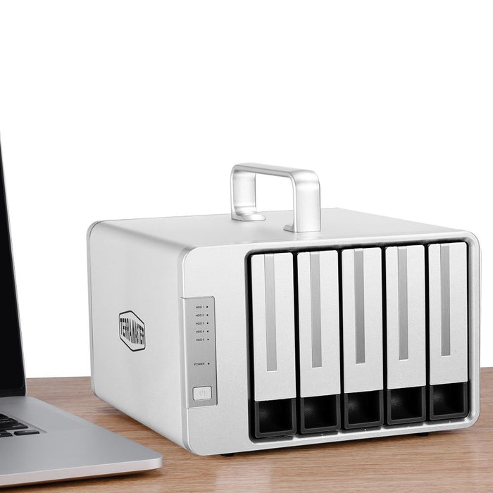 EAN 6939236139144 - TerraMaster D5 Thunderbolt 3 unidad de disco multiple 0 TB Escritorio Gris imagen 6