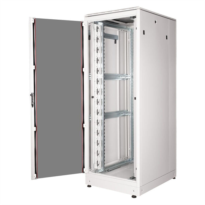 Roline 19-Zoll Netzwerkschrank Pro 42 He, 800x1000 Bxt Glastr Grau