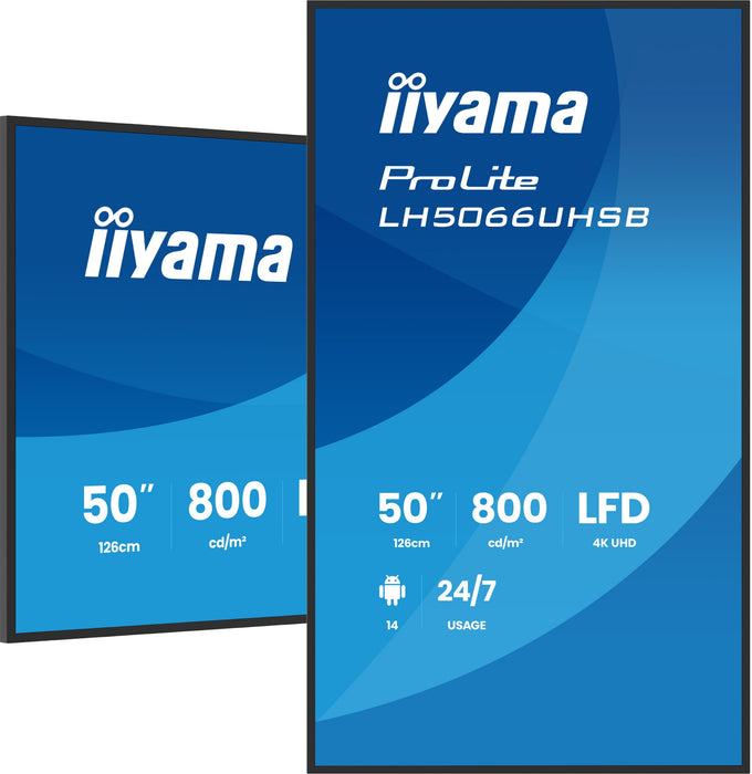Iiyama Prolite Lh5066uhsb-B1ag - 126 Cm (49.5")