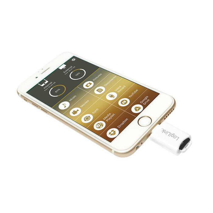 EAN 4052792041347 - LogiLink AA0089 lector de tarjeta Lightning Blanco imagen 4