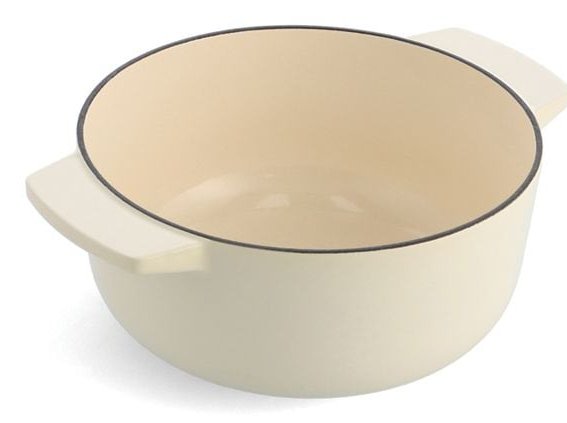 Kitchenaid Bräter Mit Deckel Gusseisen 26cm, Creme