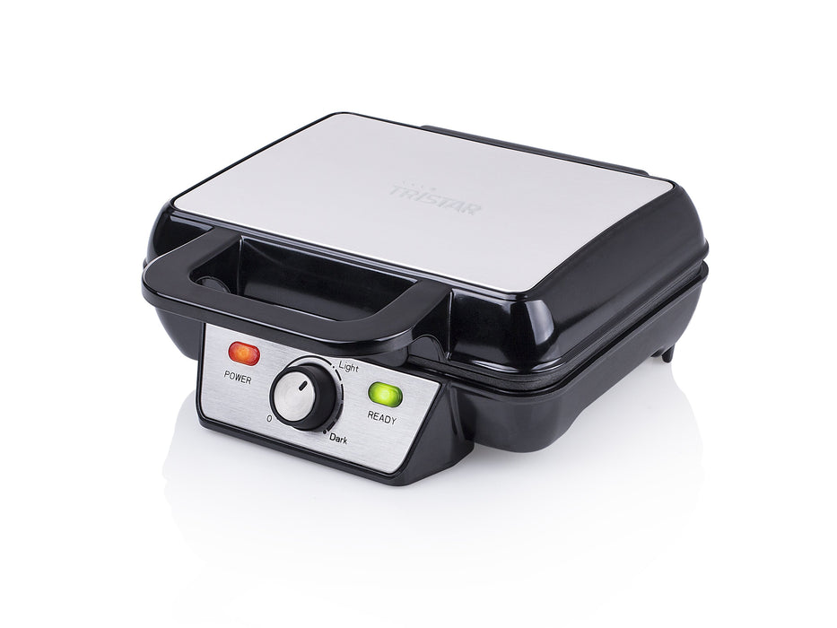 EAN 8713016031129 - Tristar WF-2195 gofrera 2 barquillo(s) 1000 W Negro, Acero inoxidable imagen 5