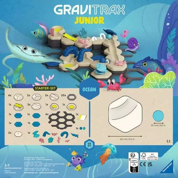EAN 4005556245840 - Ravensburger 24584 juego y juguete de habilidad/activo Pista para canicas imagen 2