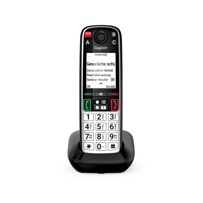 Gigaset Easy 500 Dect-Ladebasis Con 1 X Handset (Sos / Ls Life Style) - Negro
