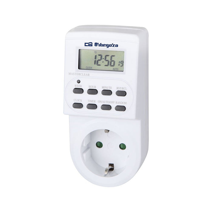 EAN 8436044530487 - Orbegozo 8436044530487 contador eléctrico Blanco Programador eléctrico semanal imagen 1