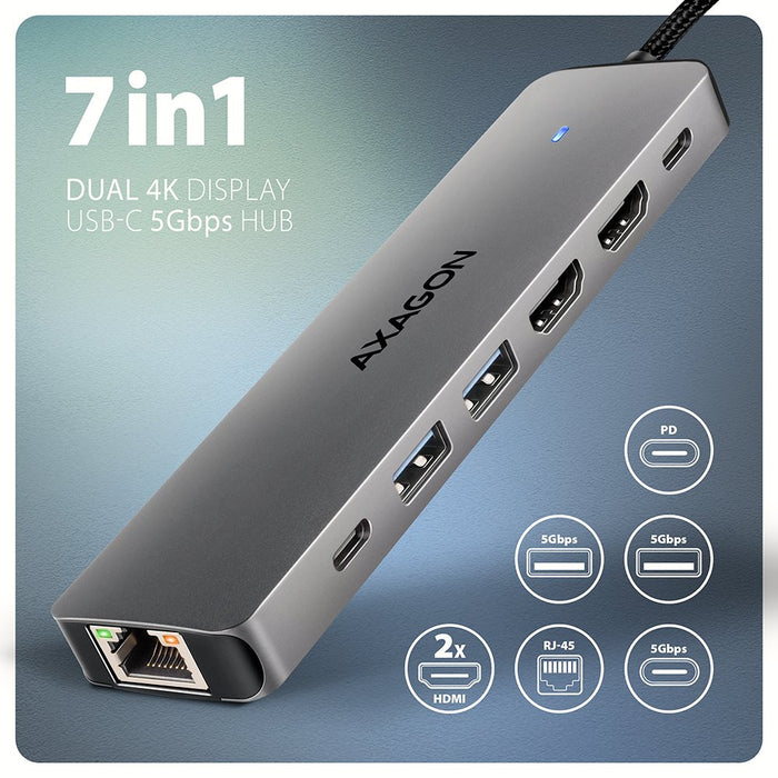 EAN 8595247908681 - Axagon Nicht kategorisiert Alámbrico USB 3.2 Gen 1 (3.1 Gen 1) Type-C Gris imagen 4