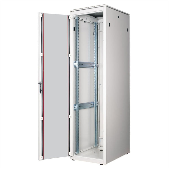 Roline 19-Zoll Netzwerkschrank Pro 47 He, 600x800 Bxt Glastr Grau