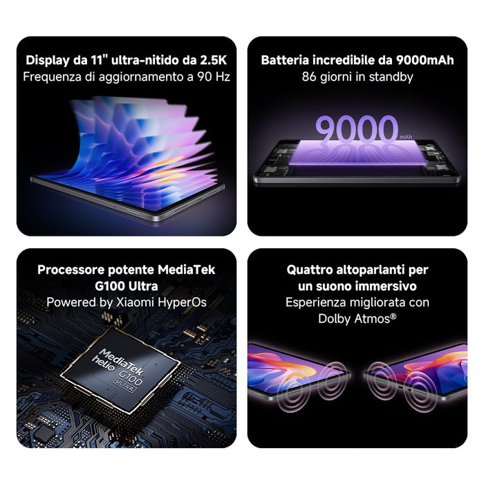 EAN 6932554444556 - Xiaomi Redmi Pad 2 128 GB 27,9 cm (11") 4 GB Wi-Fi 5 (802.11ac) Gris imagen 2