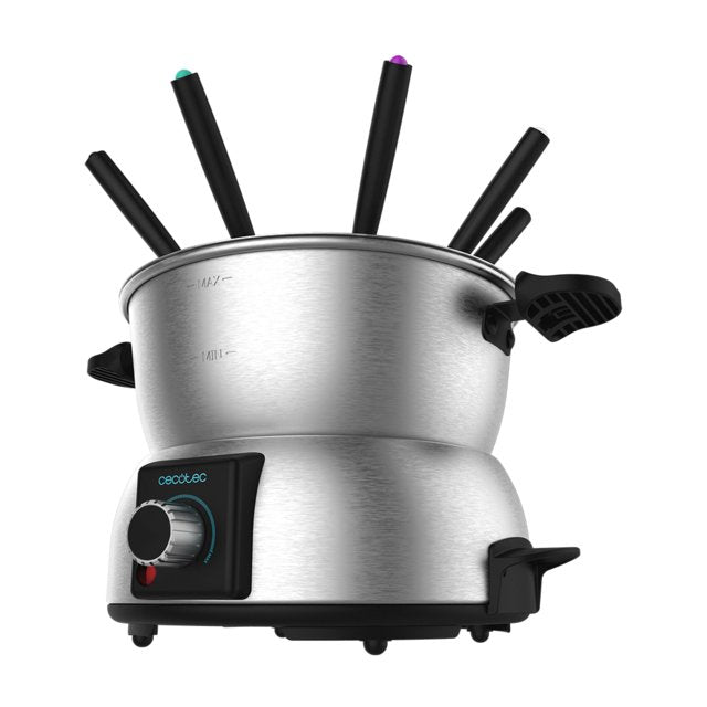 Cecotec Elektrisches Fun Gourmetfondue (Edelstahl, 1.000 Watt) 8018
