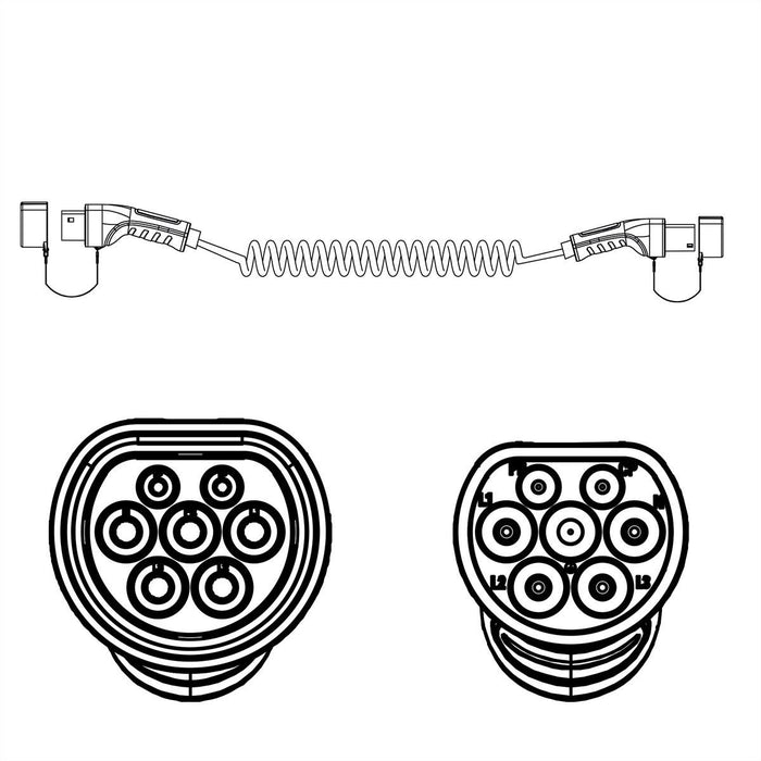 EAN 7630049628199 - ROLINE 19080045 cable de carga para vehículo eléctrico Negro Type 2 3 5 m imagen 2
