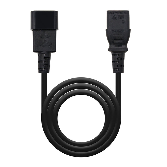 EAN 8433281008779 - Nanocable 10.22.0203 cable de transmisión 3 m C14 acoplador C13 acoplador imagen 1