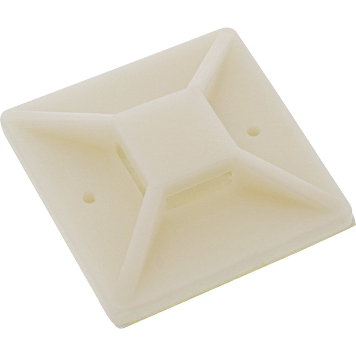Inline Cable Tie Mounts Adhesivo 20x20mm 10 Uds. Para Bridas De Hasta 4,8 Mm
