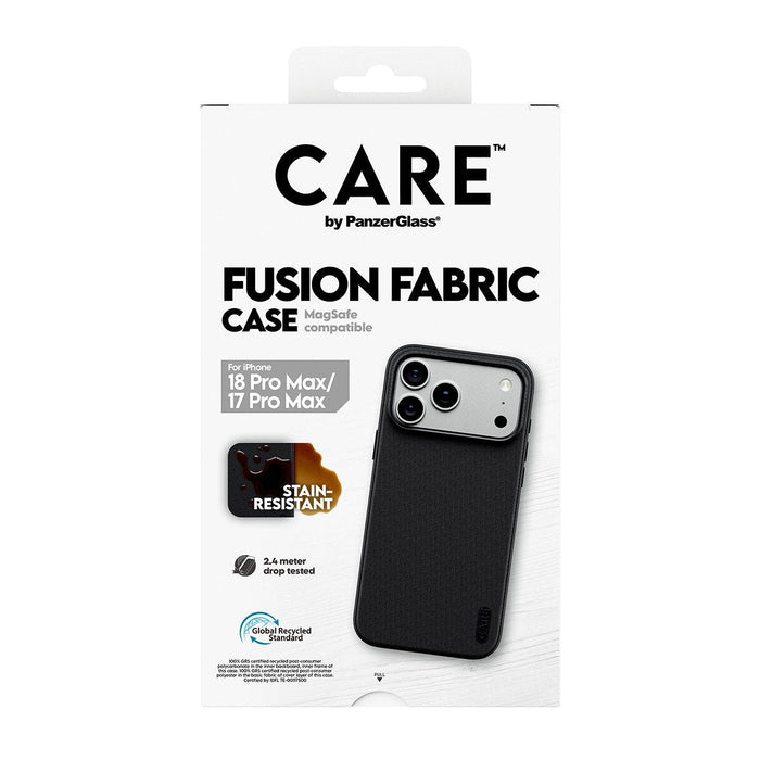 Panzerglass Care Fusion Fabric Case Negro Magsafe Iphone 18 Pro Max/ 17 Pro Max