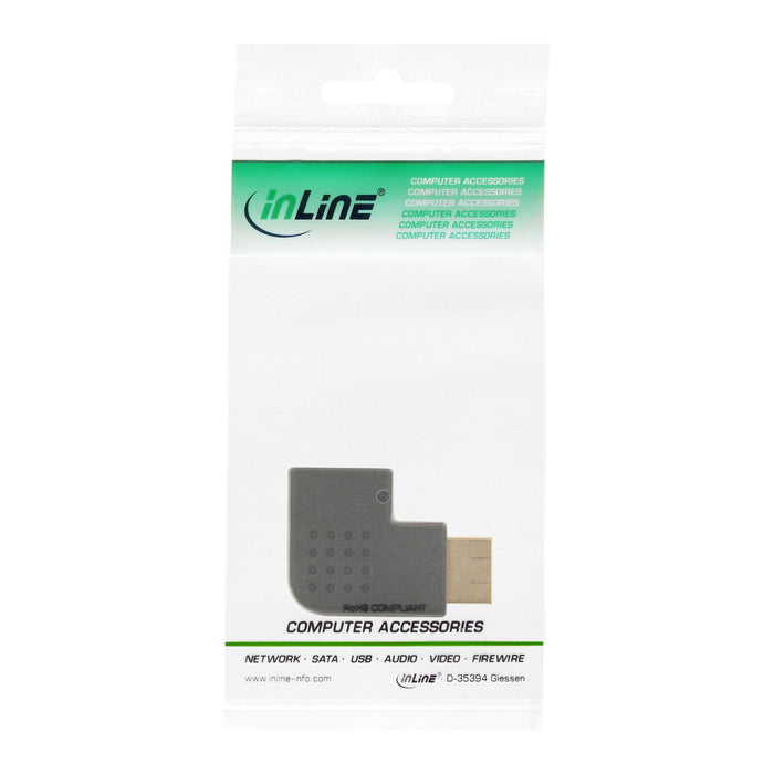 Adaptador Hdmi Inline Macho A Hembra Lateral En Ángulo Derecho