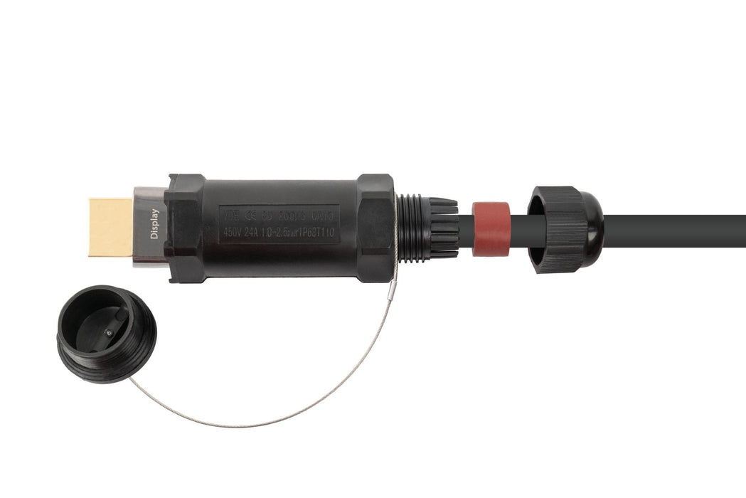 Python Aoc Hybrid Hdmi® 2.0b Cable, Stahlarmiert, 20m