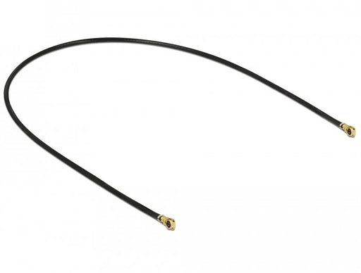 EAN 4043619896431 - DeLOCK 89643 cable coaxial 1.13 0,5 m MHF IV/ HSC MXHP32 Negro, Oro imagen 2