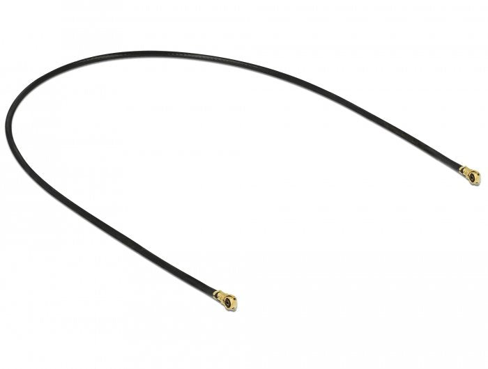 EAN 4043619896431 - DeLOCK 89643 cable coaxial 1.13 0,5 m MHF IV/ HSC MXHP32 Negro, Oro imagen 2