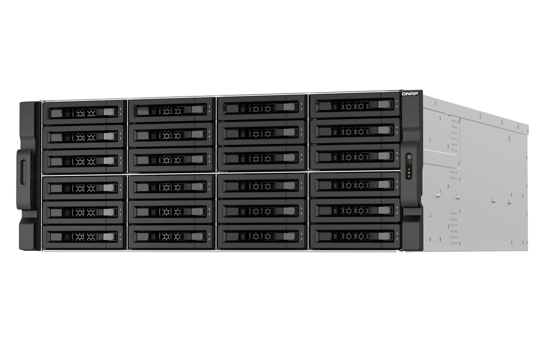 EAN 4711103082256 - QNAP TS-H3087XU-RP NAS Bastidor (4U) Intel Xeon E E-2378 64 GB DDR4 0 TB QuTS hero Negro, Blanco imagen 5