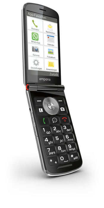 EAN 9005613168780 - Emporia emporiaTOUCHsmart.3 8,81 cm (3.47") 150 g Negro Teléfono para personas mayores imagen 21