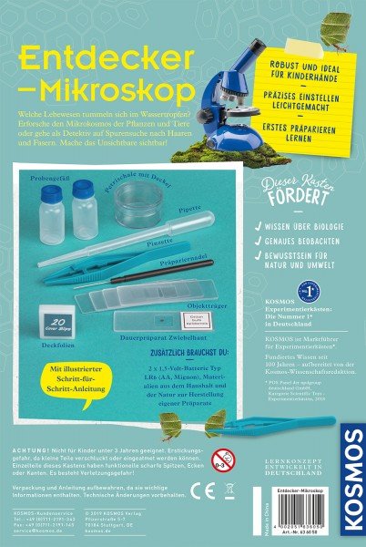 Microscopio Para Descubrir El Cosmos, Kit De Experimentos. 636050