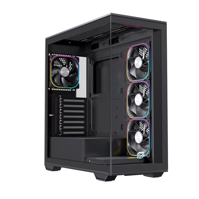 EAN 6977277369816 - Einarex EXCS-PR-700R-B carcasa de ordenador Midi Tower Negro imagen 1