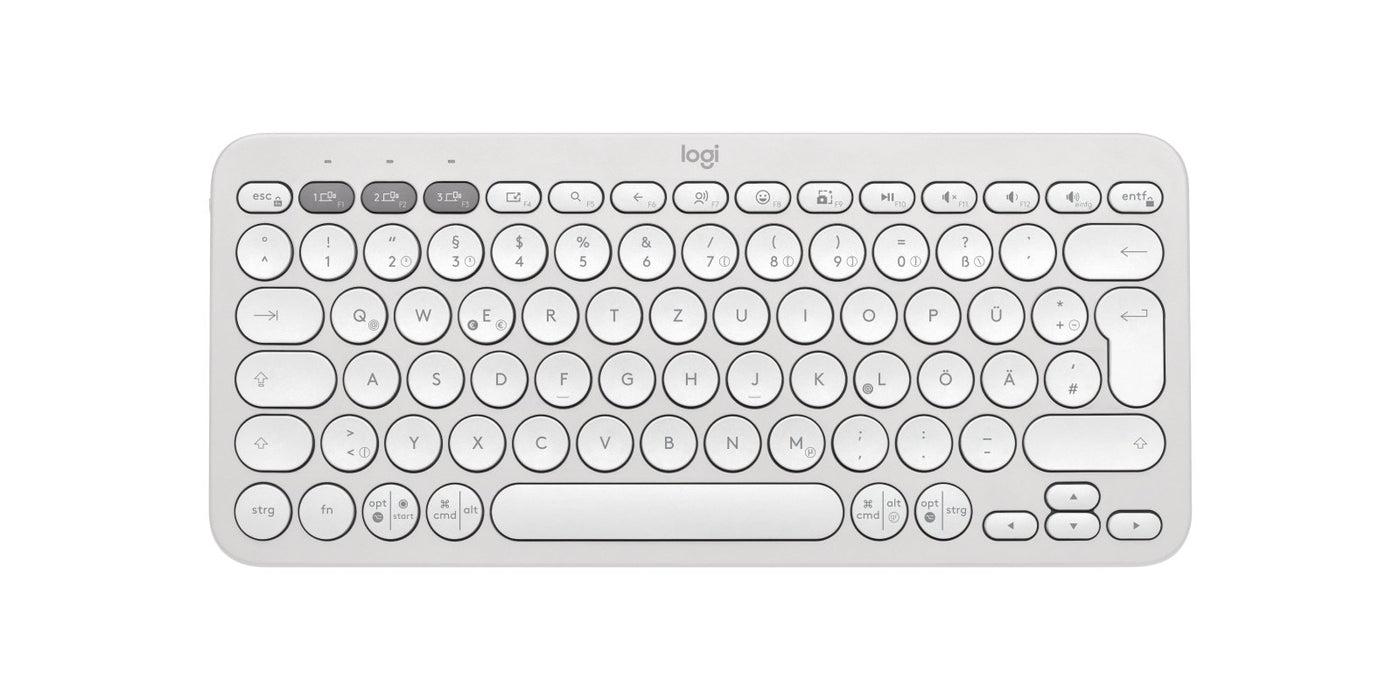 EAN 5099206111080 - Logitech 920-011796 teclado Universal Bluetooth QWERTZ Alemán Blanco imagen 1