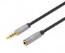 EAN 0766623356046 - Manhattan 356046 cable de audio 3 m 3,5mm Negro, Plata imagen 1