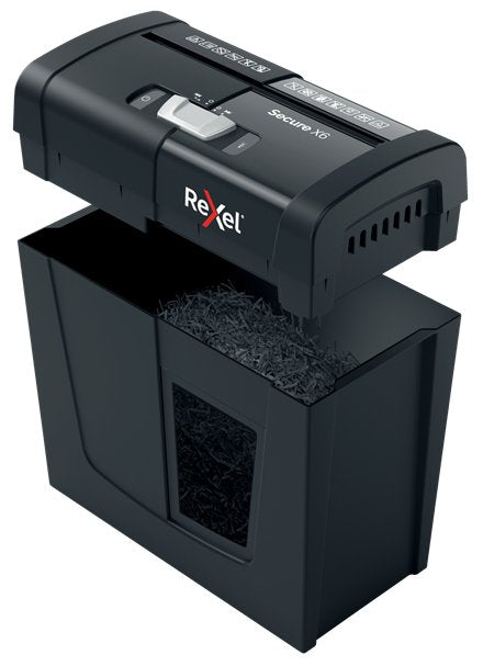 EAN 5028252615266 - Rexel Secure X6 triturador de papel Corte cruzado 68 dB Negro imagen 2
