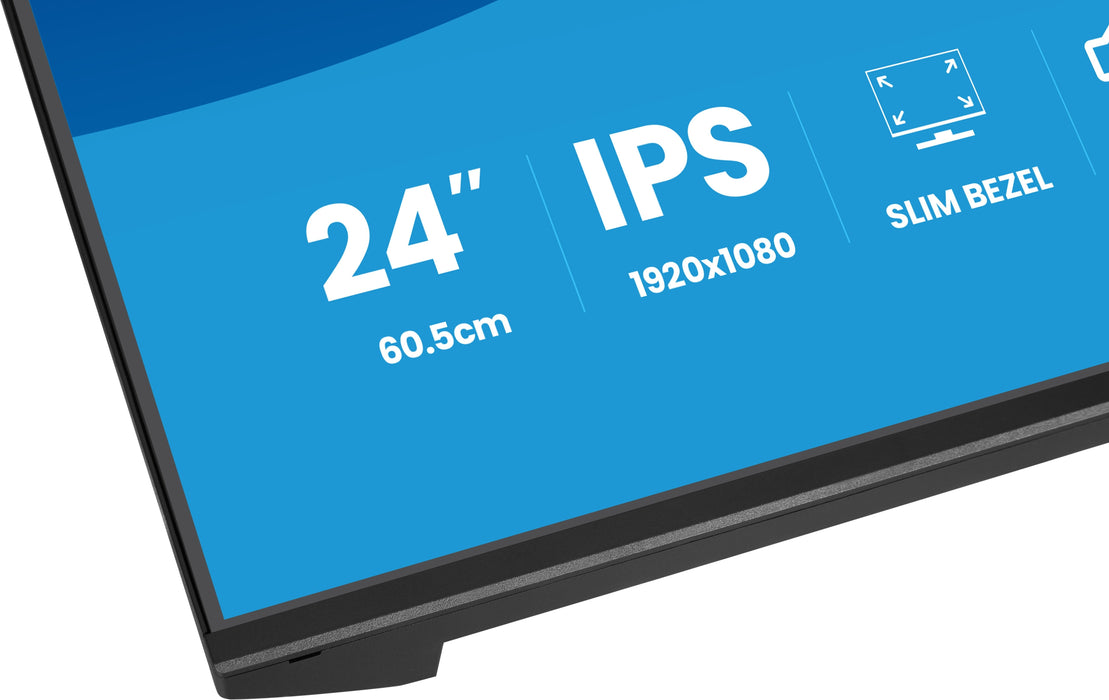 Iiyama 60.5cm 24" X2493hsu-B1 16:10 Hdmi+Dp+2xusb Ips