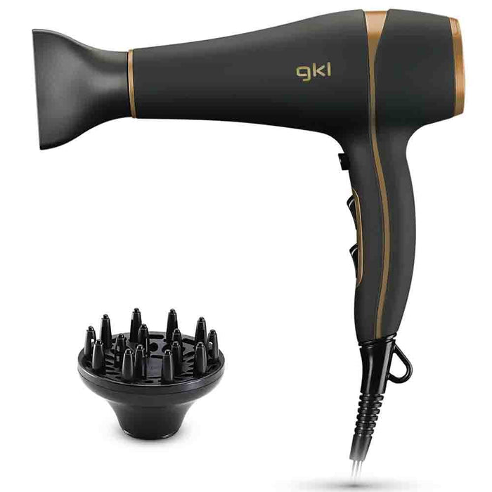 Secador De Pelo Grunkel Onyx Profesional Ionico Negro Onyxs2200
