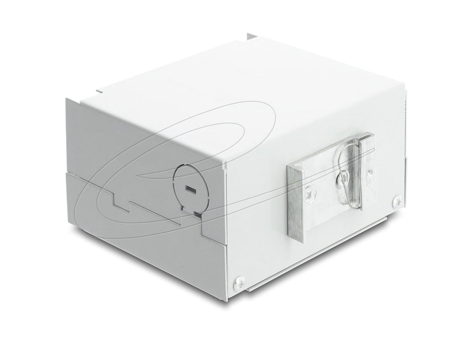 Lwl Patchfeld 6 Port Für Sc Simplex Oder Lc Duplex Grau Metall Zur Hutschienen Montage