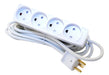 EAN 5703873229152 - Deltaco 8532126 base múltiple 5 m 4 salidas AC Blanco imagen 1