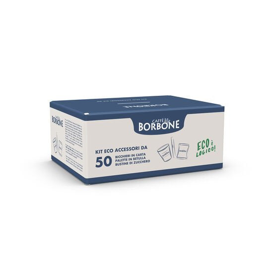 EAN 8055176430054 - Caffè Borbone MASTERKITACC10X50PZ juego de vajilla desechable 50 personas(s) 150 pieza(s) imagen 1