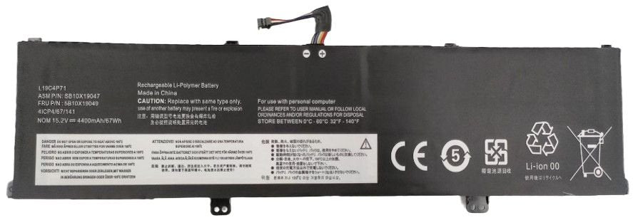 Laptop Battery For Lenovo  66.88wh 15.2v 4400mah
