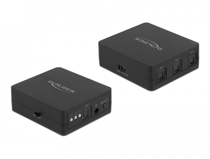 EAN 4043619633951 - DeLOCK 63395 interruptor de sonido Negro imagen 1