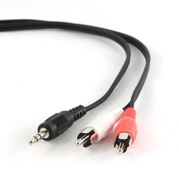 EAN 8716309024860 - Gembird 2.5m, 3.5mm/2xRCA, M/M cable de audio 2,5 m 3,5mm Negro, Rojo, Blanco imagen 5
