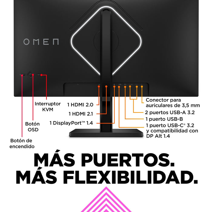 Hp Omen 27k 27" Led Ips Ultrahd 4k 144hz Freesync Premium