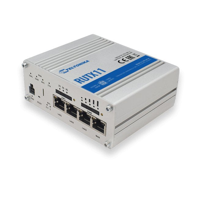 Teltonika Rutx11 Router Inalámbrico Gigabit Ethernet De Doble Banda (2,4 Ghz / 5 Ghz) 3g 4g Gris