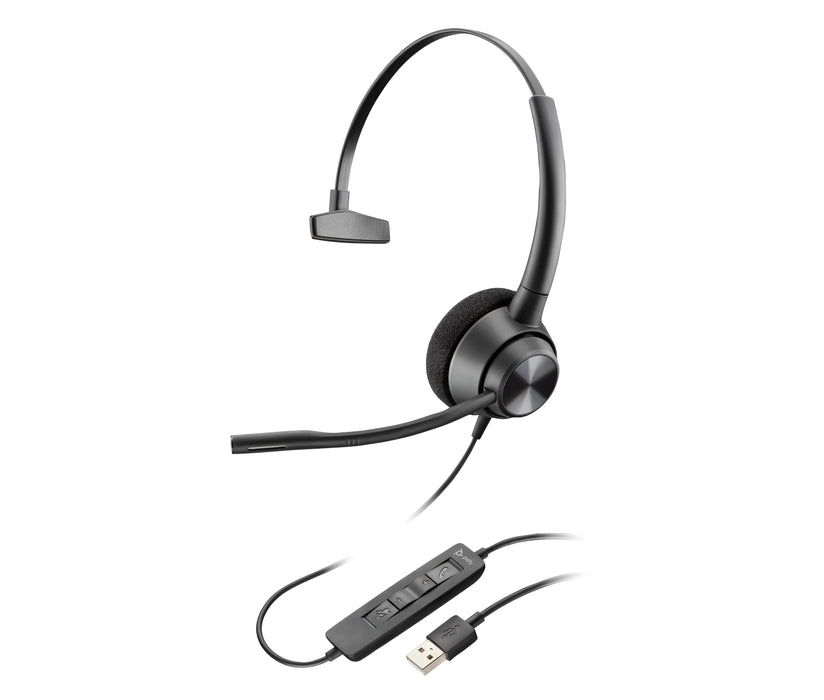 EAN 0197029428240 - HP Poly EncorePro 310 Monaural USB-A Headset TAA Alámbrico Diadema Oficina/Centro de llamadas USB tipo A  imagen 3
