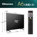 EAN 6942351406794 - Hisense 75E6NT 190,5 cm (75") 4K Ultra HD Smart TV Wifi Negro 350 cd / m² imagen 2